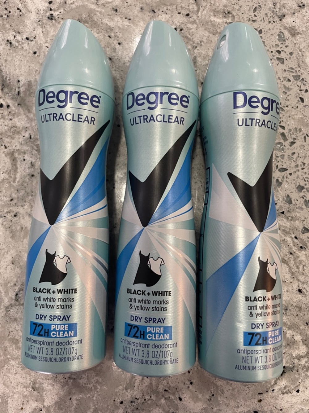 Degree Ultra Clear Long Lasting Antiperspirant Deodorant Dry Spray, Pure Clean